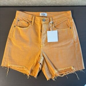 Pistola Devin Shorts High Rise Mom Cut Cutoff Nectar 26